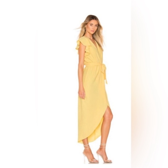 NWOT Amanda Uprichard Yellow Dress - Picture 2 of 8